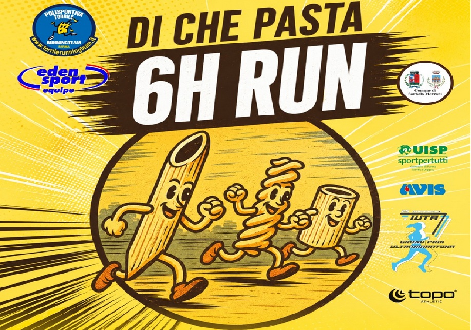 Locandina DI CHE PASTA 6H RUN