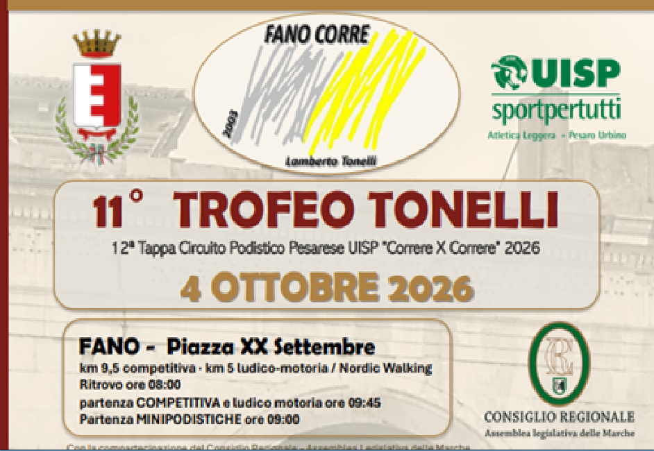 Locandina 11° Trofeo Tonelli