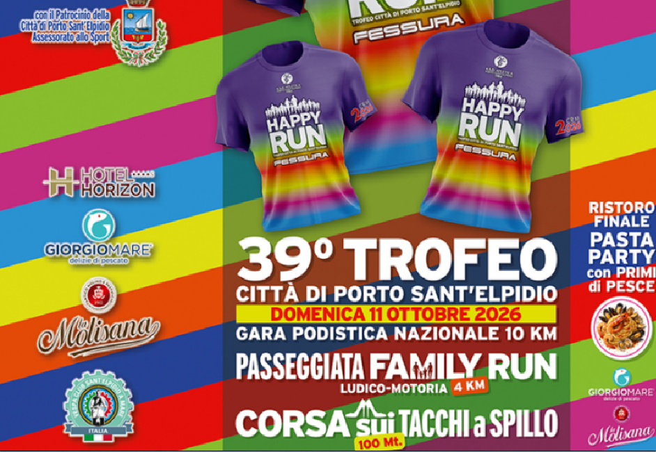Locandina 39° HAPPY RUN