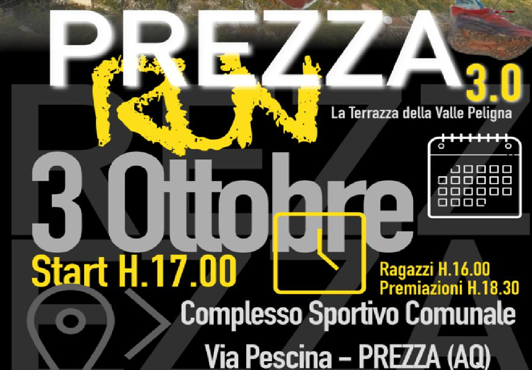 Locandina PREZZA RUN