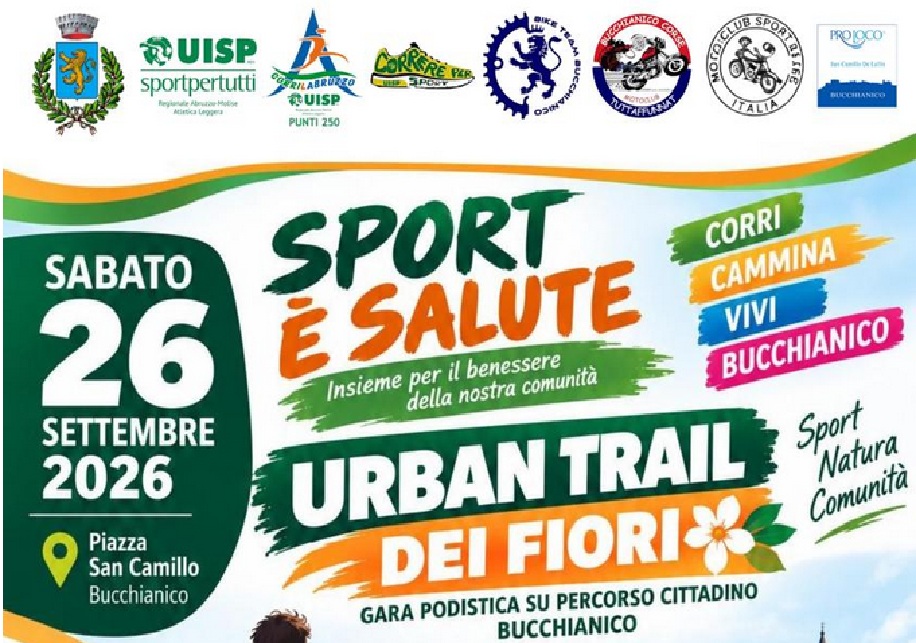 Locandina Urban Trail dei Fiori 2026